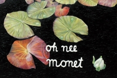 oh nee monet, Oil on Canvas, Detail * 80 x 90 cm | 31 x 35 inch